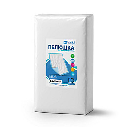 Медицинская одноразовая впитывающая пелёнка MED1 WC03 80x150 см 10 шт