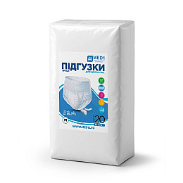 Трусы-подгузники для взрослых одноразовые MED1 WC02 M 20 шт
