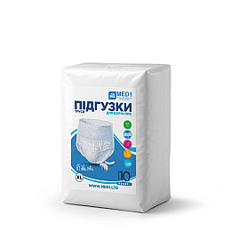 Трусы-подгузники для взрослых одноразовые MED1 WC02 XL 10 шт