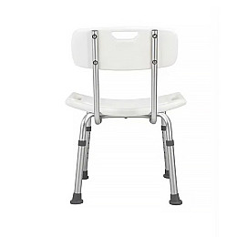 Стул со спинкой для ванны и душа No Brand YK-34 Белый (2632679397)