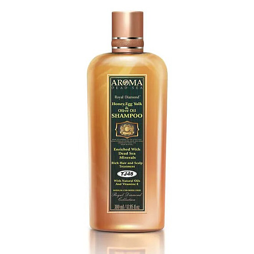 Шампунь Dead Sea Aroma с желтком медом и оливковым маслом 380 мл (7290010493593)