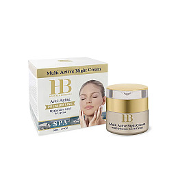 Ночной крем Health and Beauty 35 с гиалуроновой кислотой и экстрактом икры 50 мл (7290015247252)