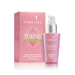 Крем гель Careline 14 Young для молодої шкіри SPF 15 50 мл (7290010380466)