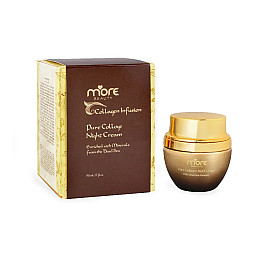 Ночной крем для лица и шеи More Beauty 35 Чистый коллаген 50 мл (7290016244861)