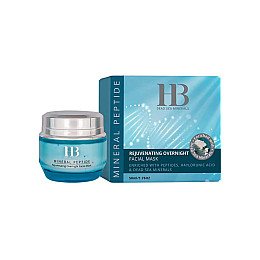 Ночная маска для лица Health and Beauty 40 с пептидами гиалуроновой кислотой и минералами Мертвого моря 50 мл (7290017824321)