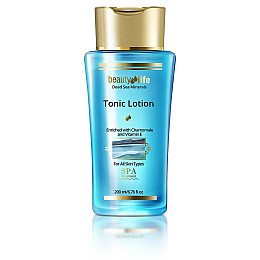 Лосьйон для обличчя тонізуючий Dead Sea Aroma з ромашкою та вітаміном Е 200 мл (7290006794369)