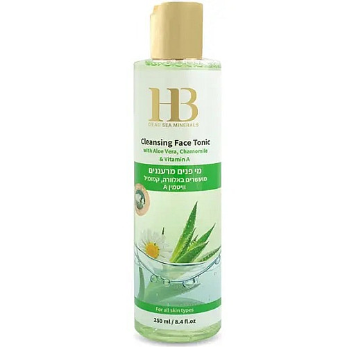 Тоник для лица Health and Beauty 18 с алоэ вера и зеленым чаем и витамином А 250 мл (7290011843106)