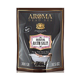Сіль Мертвого моря для ванн Dead Sea Aroma Роза 300 г (7290010492114)