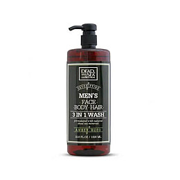 Гель для душу волосся та обличчя Мертве море 3в1 Amberwood Men 1 л (7290102256976)