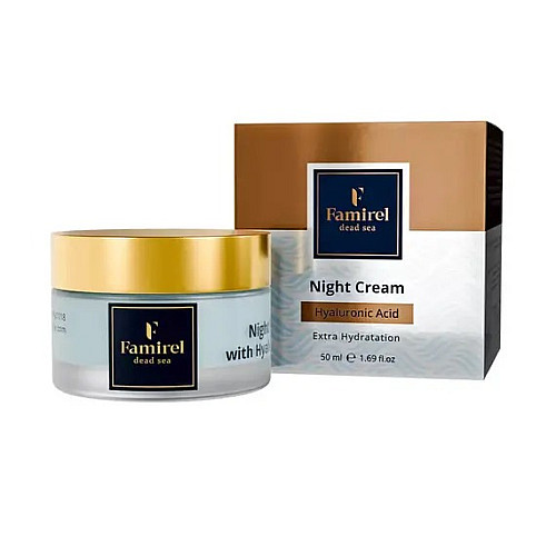 Ночной крем Famirel Hyaluronic Acid Extra Hydration 50 мл (7290114085359)