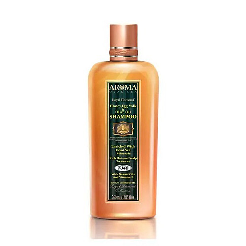 Шампунь для волос Dead Sea Aroma с желтком медом и оливковым маслом 560 мл (7290010492596)