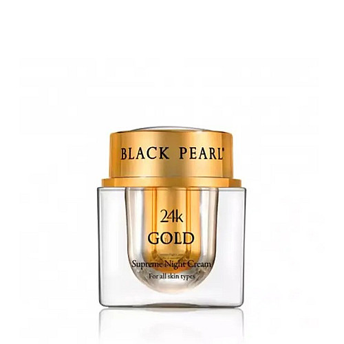 Ночной крем Sea of Spa Black Pearl с золотом 24 карата 50 мл (7290015070126)