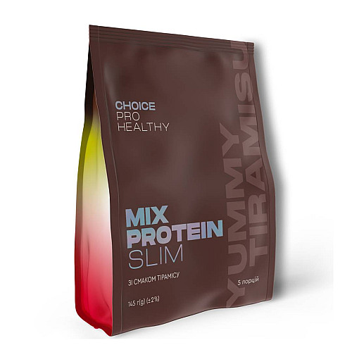 Низкокалорийный коктейль для снижения веса Choice Mix Protein Slim Yummу Тирамису 145 г (99101276101)