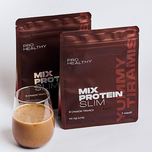 Низкокалорийный коктейль для снижения веса Choice Mix Protein Slim Yummу Тирамису 145 г (99101276101)