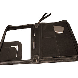 Папка для документів з натуральної шкіри Дорожка Чорна (7103-1)