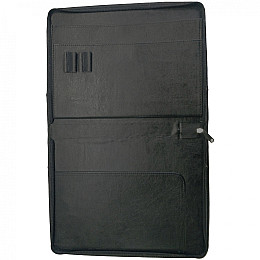 Папка для документів з натуральної шкіри Дорожка Чорна (7106-1)