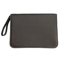 Папка для документів з натуральної шкіри Дорожка Чорна (7108-1)