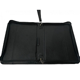 Папка для документів з натуральної шкіри Дорожка Чорна (7120-1)