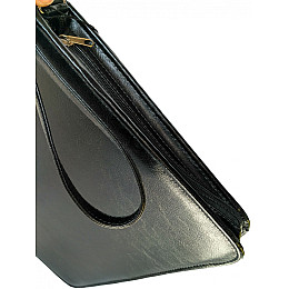 Папка для документів шкіряна Дорожка Чорна (7103)