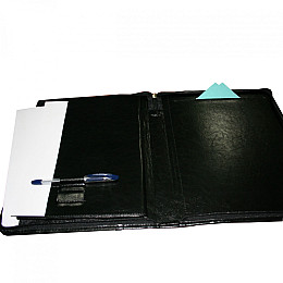 Папка для документів шкіряна Дорожка Чорна (7105)