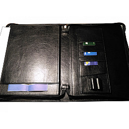 Папка для документів шкіряна Дорожка Чорна (7107)