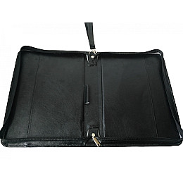 Папка для документів шкіряна Дорожка Чорна (7120)