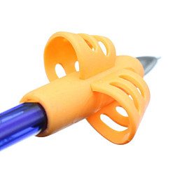 Держатель на ручку для корекції письма M4 SUNROZ Оранжевий (1458744909)