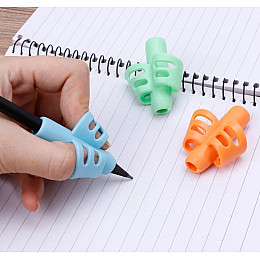 Держатель на ручку для корекції письма SUNROZ (навчальний тренажер для почерку M6) 3 шт (SUN06K)