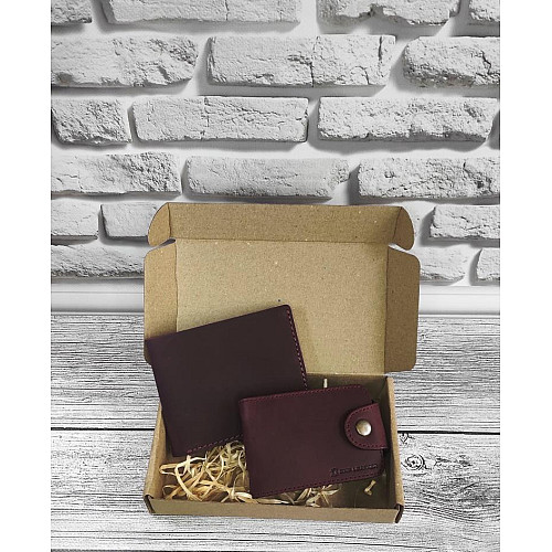 Подарочный набор DNK Leather №13 18,0*10,0*3,5 см Фиолетовый