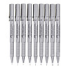 Набор черных линеров Faber-Castell ECCO PIGMENT 9 штук
