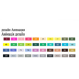 Sketch-маркеры Touchnew 40 цветов. Набор для анимации и дизайна