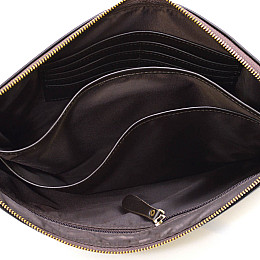 Кожана папка з ручкою для документів А4 коричнева GC-7161-4lx TARWA