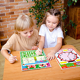 Дошка-тренажер "Години та розпорядок дня" Vladi Toys VT5010-29 укр