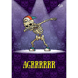Блокнот 4Profi "Skeleton" dance 48 листів формат А5 904877