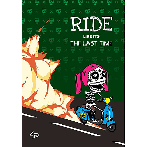 Блокнот 4Profi "Skeleton" ride 48 листов формат А5 904884