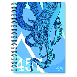 Блокнот 4Profi "Squid note" синій 48 листів формат А5 905164