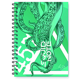 Блокнот 4Profi "Squid note" зелений 48 листів формат А5 905157