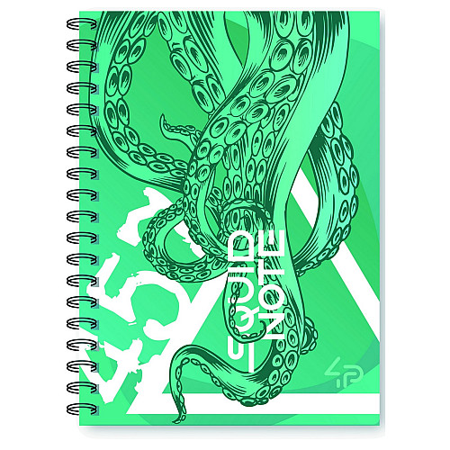 Блокнот 4Profi "Squid note" зелений 48 листів формат А5 905157