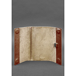 Кожаный блокнот софт-бук 7.0 светло-коричневый BlankNote