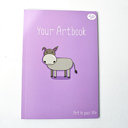 Блокнот 4Profi Artbook donkey 48 аркушів А5 902293