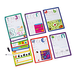 Карточки з маркером "Готуємось до школи: Алфавіт" Vladi Toys VT5010-21 Укр