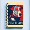Скетчбук Sketchbook блокнот для малювання з патріотичним принтом "Patron. Пес Патрон" А3 Кавун 48