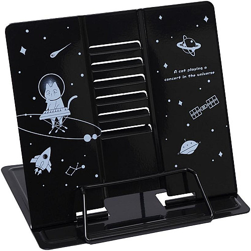 Подставка для книг "Котик Космонавт" Bambi LTS-8164 металлическая Вид 1