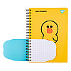 Блокнот YES 2в1 В5+В7 80л.+20л. Line Friends Sally клетка (151780)