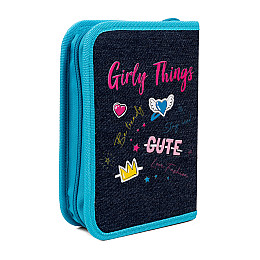 Пенал твердий YES одинарний з двома клапанами HP-04 Caramel Girl (533588)