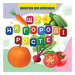 Моя перша книжечка Jumbi VR06041705 Що на городі росте 10 сторінок (73711)