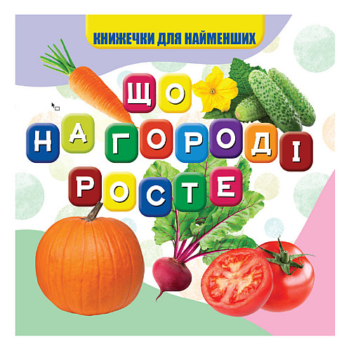 Моя перша книжечка Jumbi VR06041705 Що на городі росте 10 сторінок (73711)