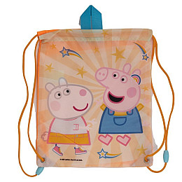 Сумка для обеда с застежкой на шнурке Stor Peppa Pig 25х30 см (41245)