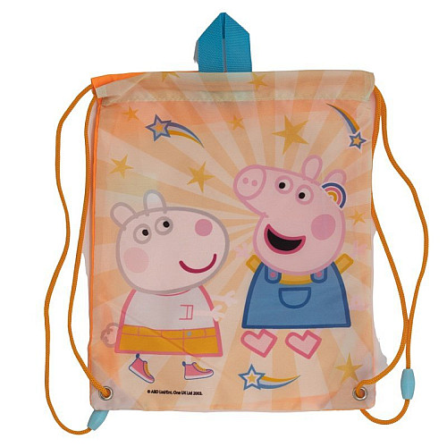 Сумка для обеда с застежкой на шнурке Stor Peppa Pig 25х30 см (41245)