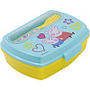 Ланч-бокс дитячий з ложкою і виделкою Stor Peppa Pig (13909)